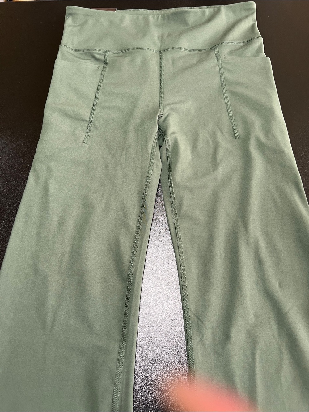 GAP Flare Legging in Olive Green